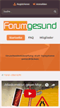 Mobile Screenshot of forumgesund.ch